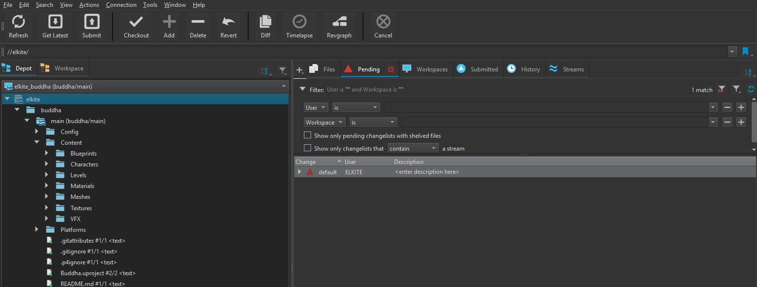 Perforce revision control folder structure